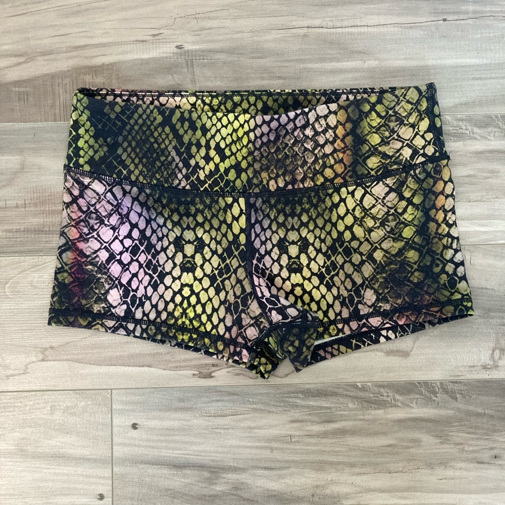 EUC Park Life Snakeskin Print Shorts